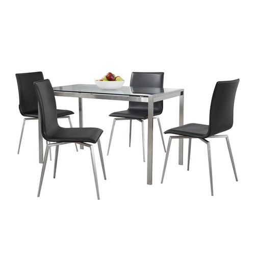 Fuji-mason Upholstered Swivel Dining Set - 5 Piece